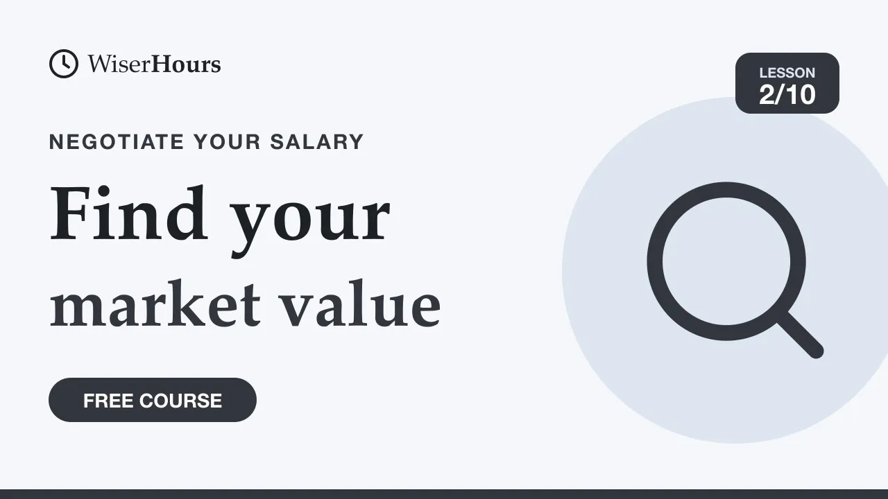 Cover picture for lesson 2: Find Your Market Value: Build a Salary Range