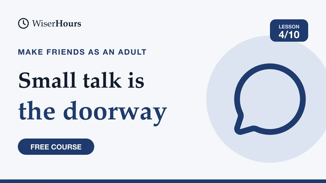 Cover picture for lesson 4: Small Talk for Beginners: How to Start a Conversation
