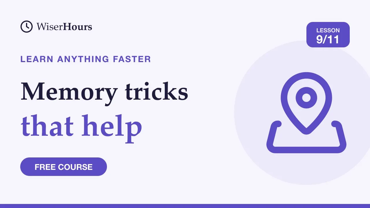 Cover picture for lesson 9: Memory Tricks: The Memory Route and Remembering Names