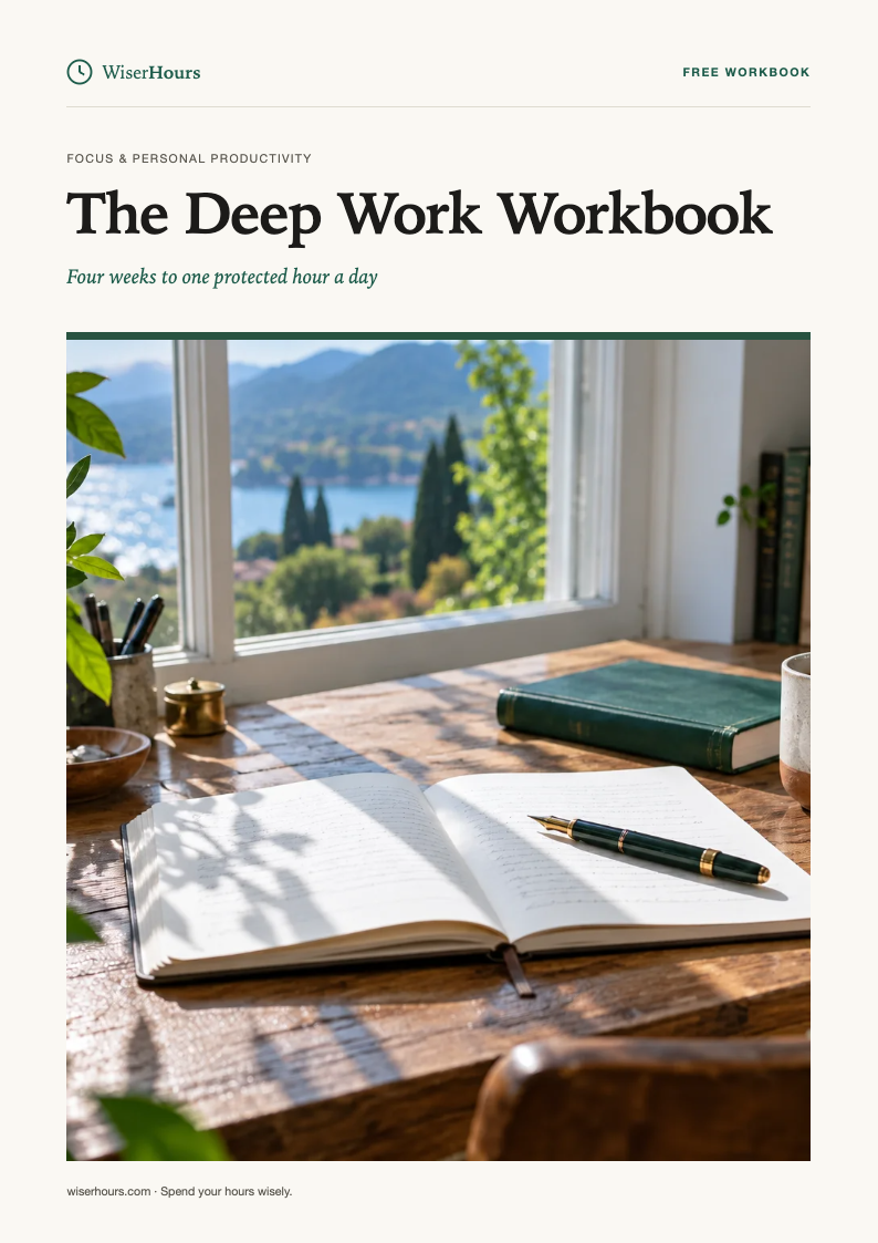 Cover of The Deep Work Workbook