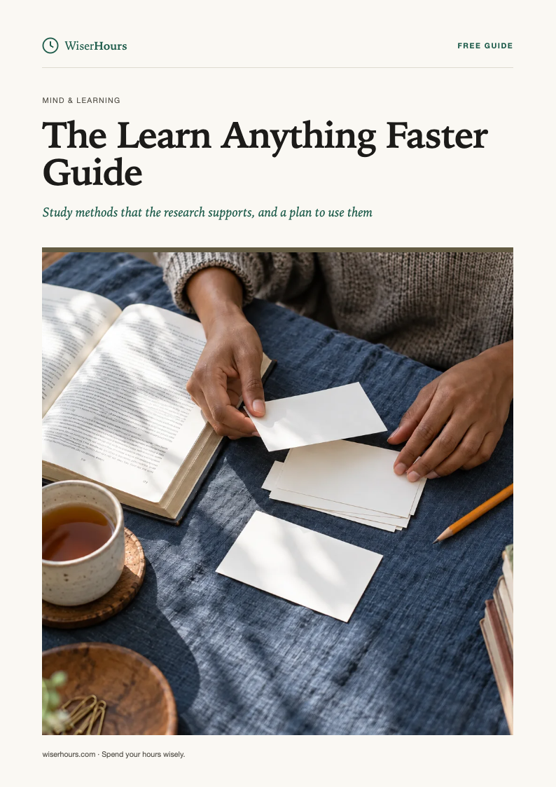 Cover of The Learn Anything Faster Guide
